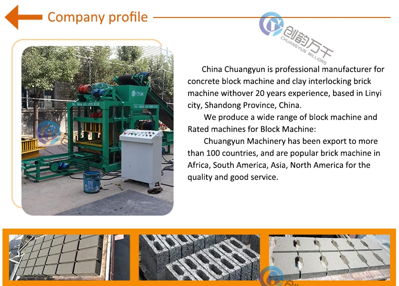 Qtj4-25 Automatic Electric Cement Block Making Machine