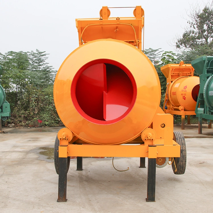 Shaft Twin Concrete Mixer with Pump Home Use