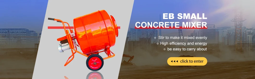 New Release Hot Sale Hand Push Concrete Mixer Standard Portable Electric Engine Cement Mixer